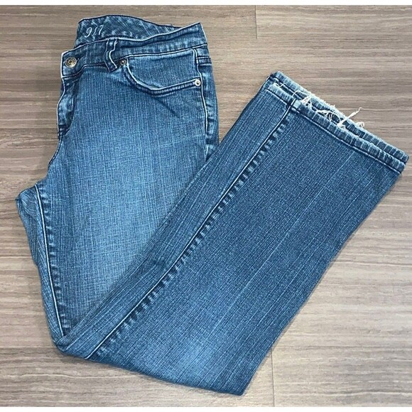 Y2K The Limited Denim 917 Women's 10 Short Boot Cut Stretch Blue Mid Rise - Picture 2 of 12